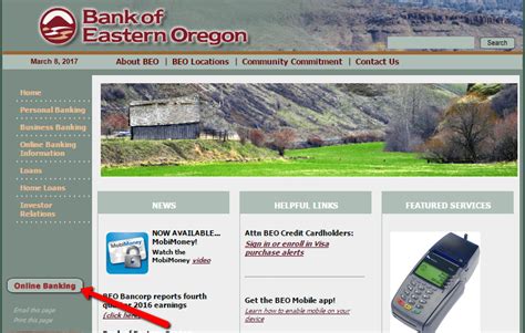 bank of eastern oregon online banking